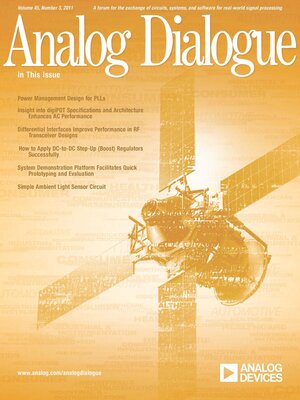 cover image of Analog Dialogue, Volume 45, Number 3